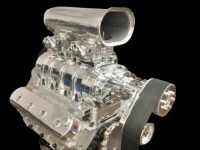 Chevy LS Blower Package 8-71   Billet Blower Complete with 8MM Drive & DUAL  ATM Carbs -2222-2220